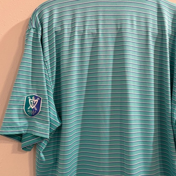 Holderness & Bourne Large Striped Golf Polo Shirt Performance Short Sleeve *READ - Picture 3 of 6